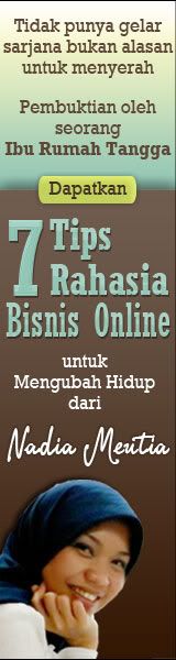Banner Nadia, 7 Tips Rahasia Bisnis Online