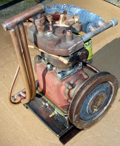 WW2 BENDIX WESTINGHOUSE TWIN PISTON AIR POWER BRAKE COMPRESSOR 2UE71