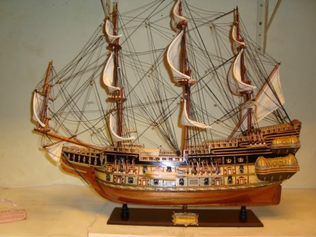 MocVietshop- bán tàu buồm gỗ (mô hình) - 28