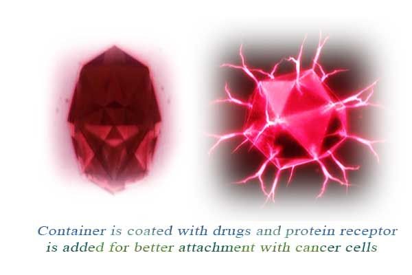 Nanodiamonds form a container