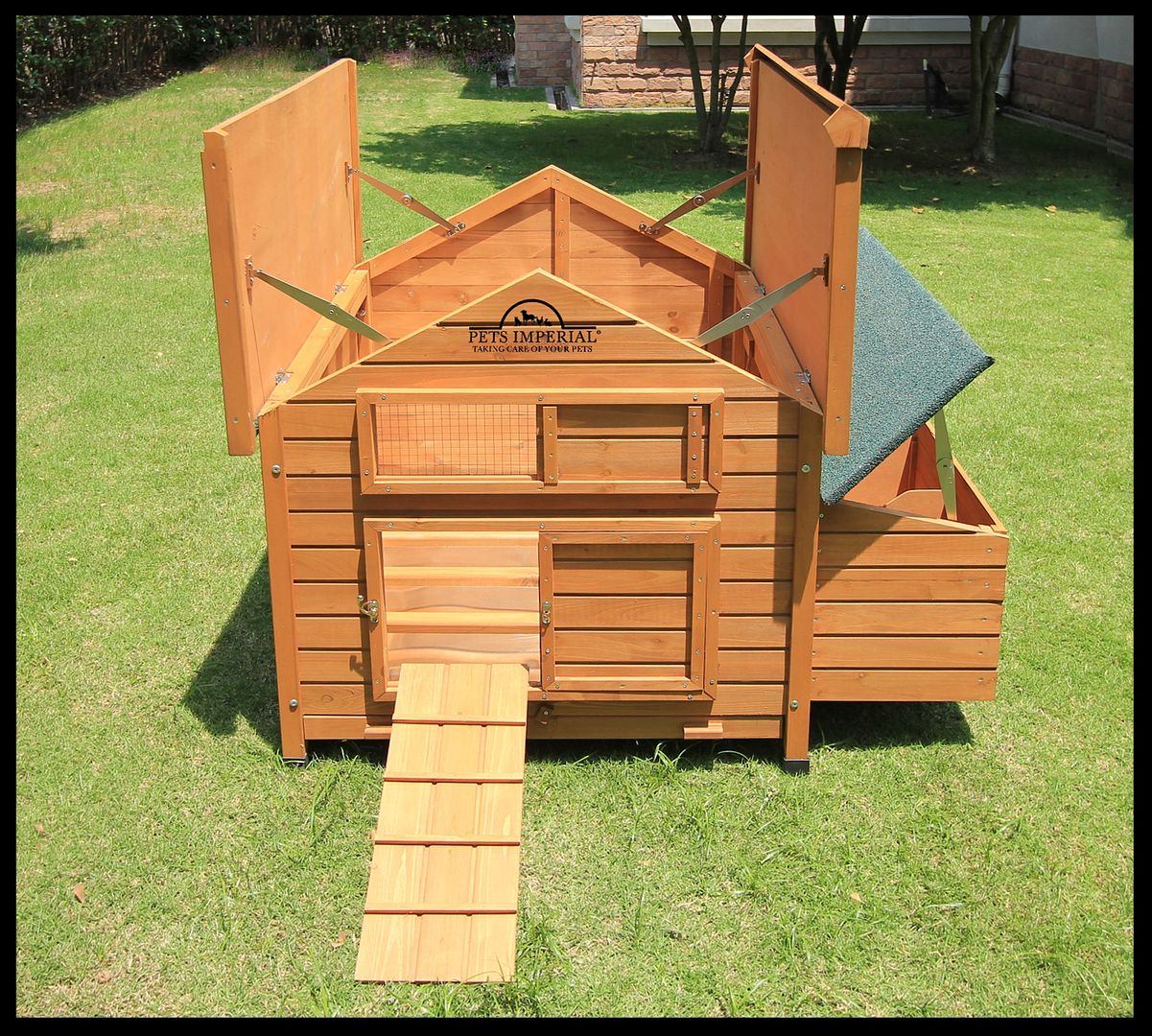 SAVOY SINGLE LARGE DELUXE CHICKEN COOP HEN POULTRY HOUSE RABBIT HUTCH