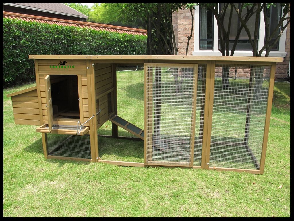 ... 5m Chicken Coop Hen House Poultry ARK Rabbit Hutch Run Large Duck Bird