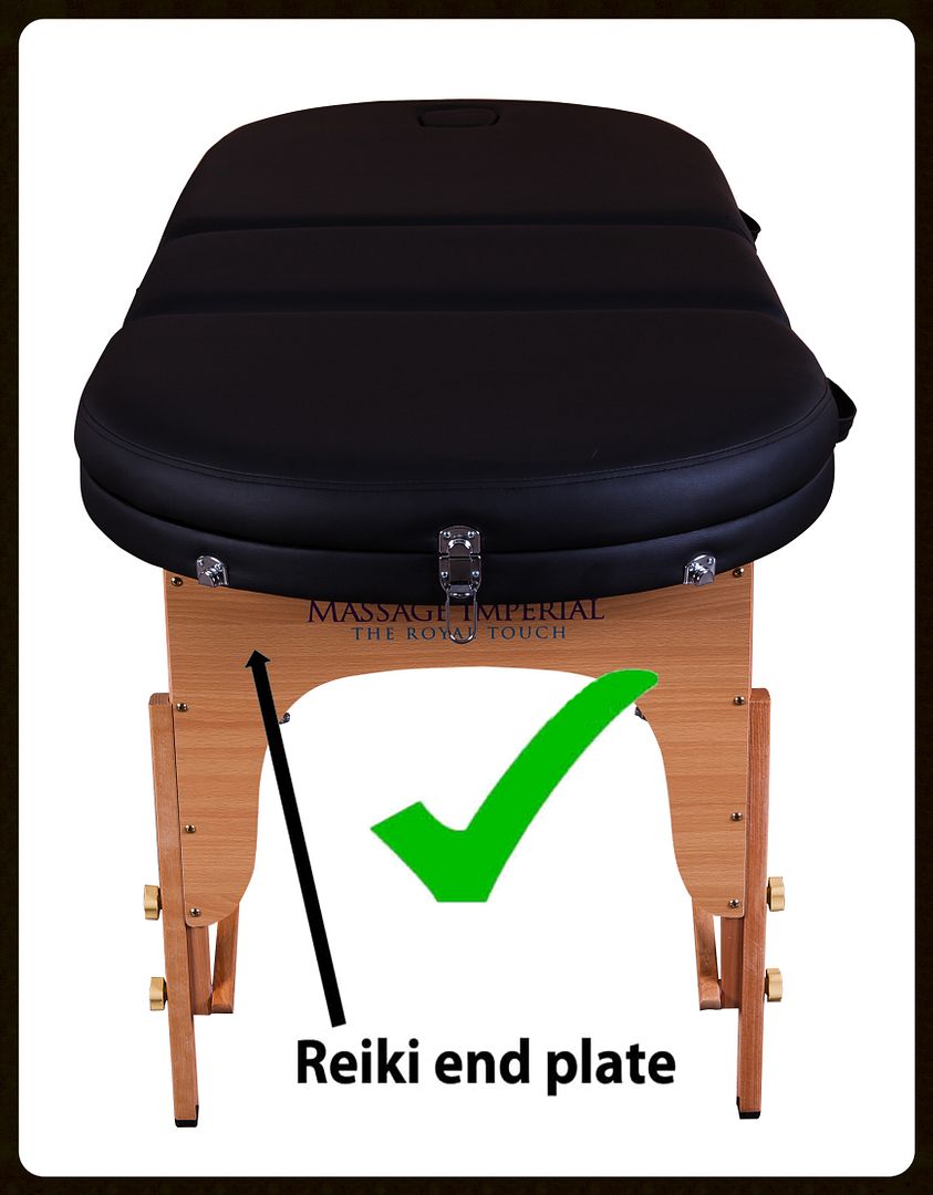 BLACK MONARCH PORTABLE MASSAGE TABLE COUCH BEAUTY THERAPY PBED REIKI 3" SPA