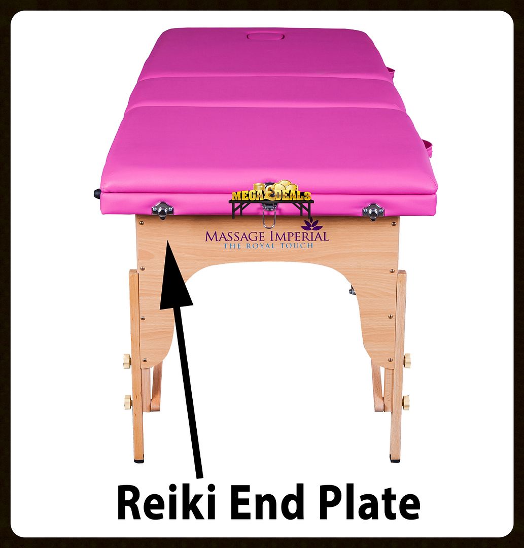 PINK PORTABLE MASSAGE TABLE COUCH BEAUTY THERAPY BED REIKI 4cm SPA