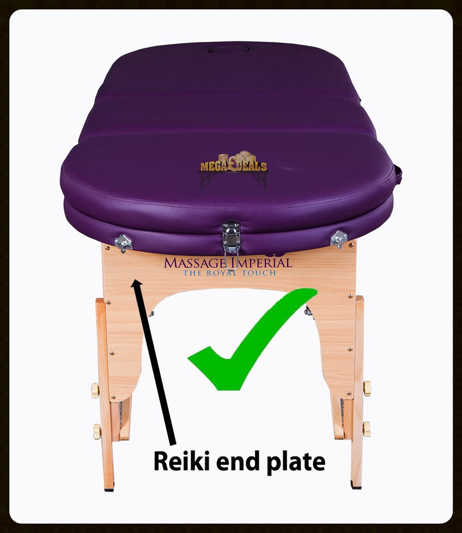 PURPLE MONARCH PORTABLE MASSAGE TABLE COUCH BEAUTY THERAY PBED REIKI 3