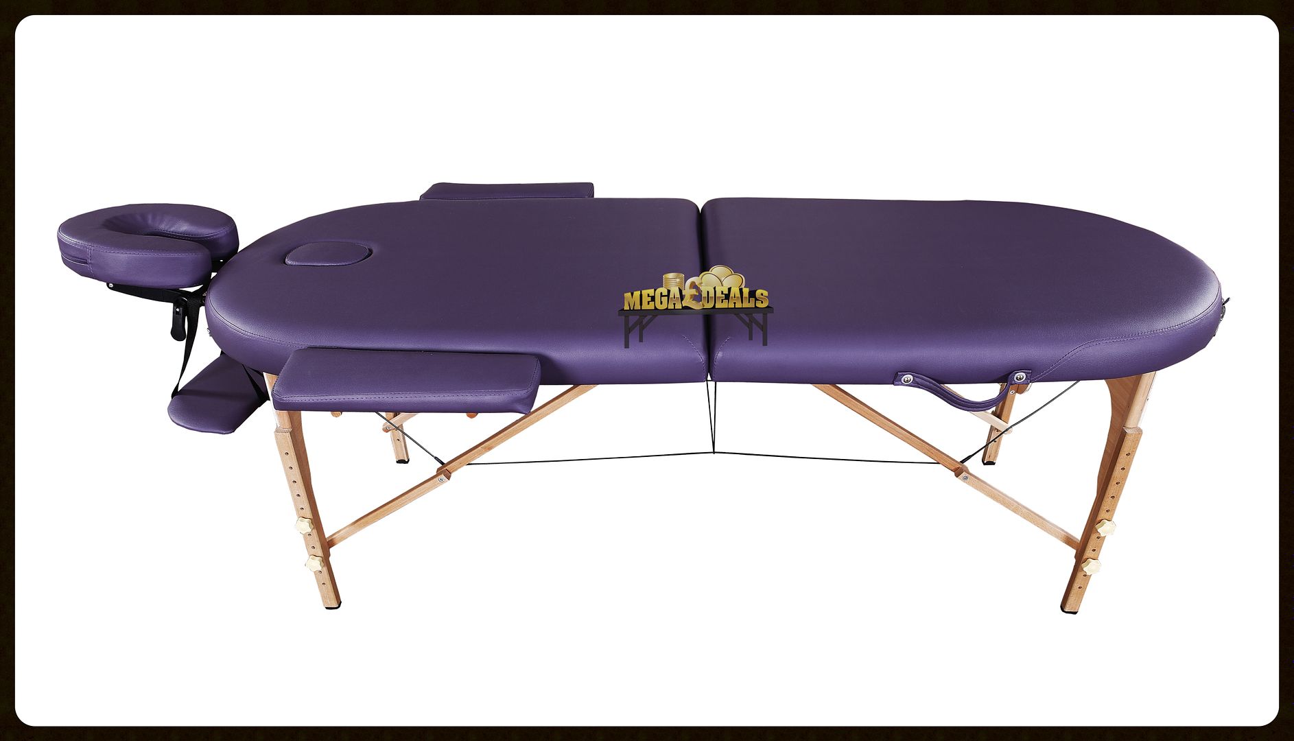 Purple Orvis Portable Massage Table Couch Beauty Therapy Bed Reiki 3 Spa 0905