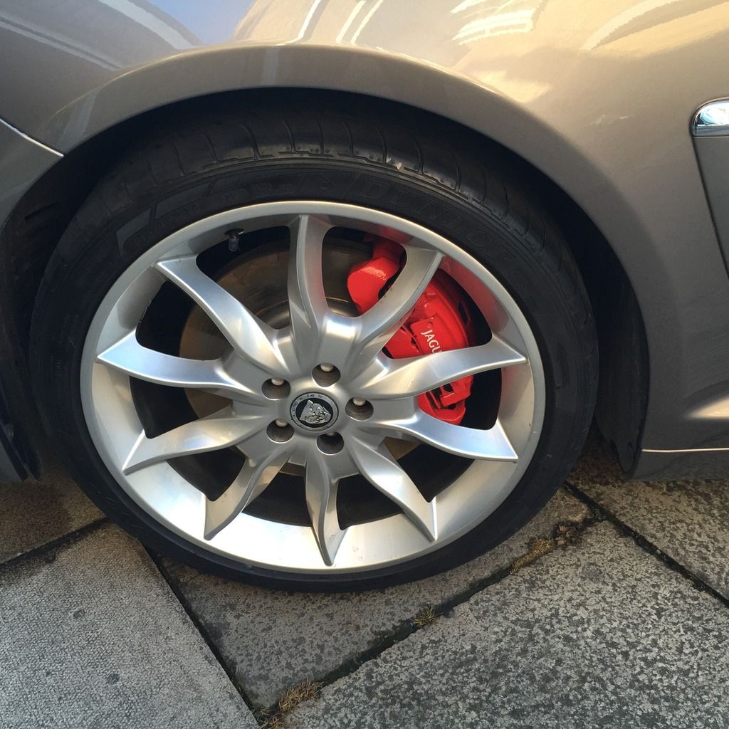 jaguar xf brake calipers