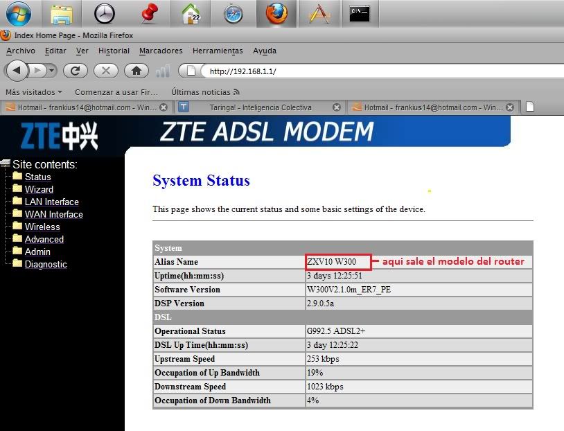 Guía Básica de Configuración Modem  ZTE ZXV10 W300