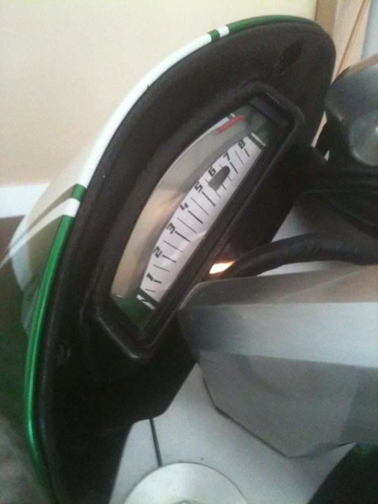 Tach relocation clean up M109 Rider Forums