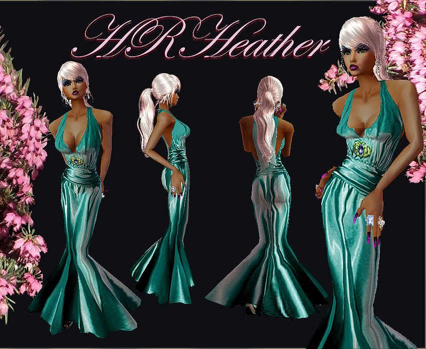 HRHeathers luxurious feeling, silky soft satin formal halter evening gown with a tied ribbon behind the neck, and concealed zipper closure. Feel, and look like a movie star from the 1940s films in this very sexy, slinky dark seafoam dress. Any Goddess, Royalty, or wealthy woman should own this deliciously sexy gown.