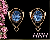 HRH Gold & Sapphire Earrings
