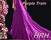 HRH purple sparkle train for my purple sparkle dress
