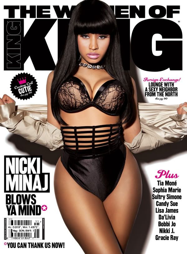 Nicki Minaj Covers King Magazine. NICKI MINAJ COVERS KING