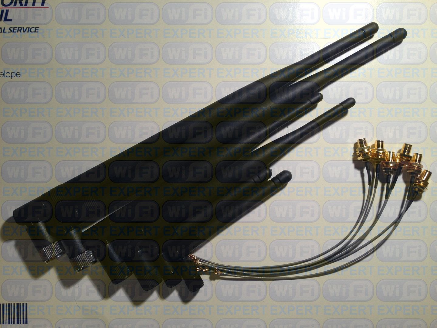 2dBi 6dBi 7dBi Dual Band 6 Antennas Mod Kit Linksys WRT610N V1 and V2 and E3000