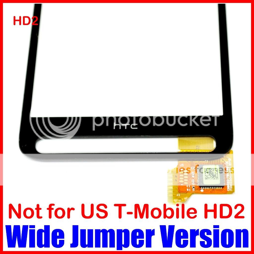 Touch Screen Glass Digitizer Replacement For HTC HD2 Leo T8585 Wide 