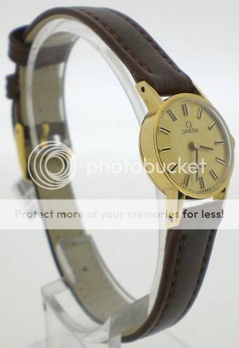 Omega Geneve Pre Owned Ladies Classic 9ct Gold Watch  