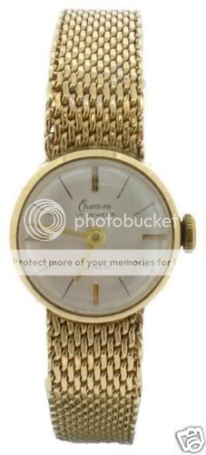 9ct Gold Ladies Vintage Chateau Wristwatch 1967 Watch  