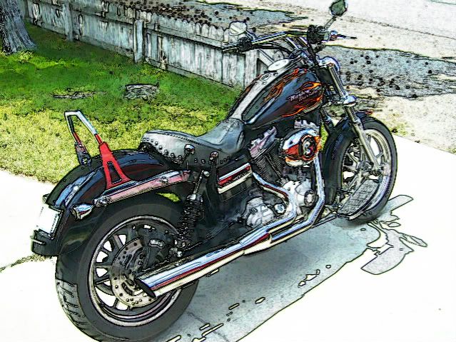 harley custom rear fender
