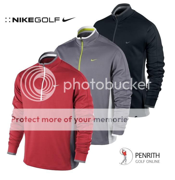 NIKE AW 2012 DRI FIT 1/2 ZIP COVER UP GOLF JACKET / SWEATER