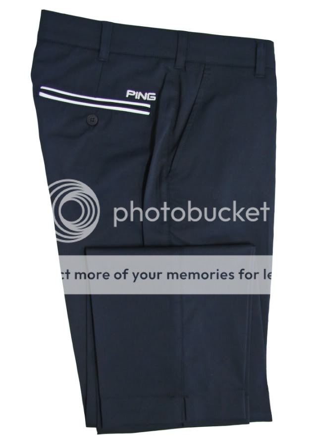 PING COLLECTION RYAN GOLF TROUSERS / PANTS NAVY/WHITE