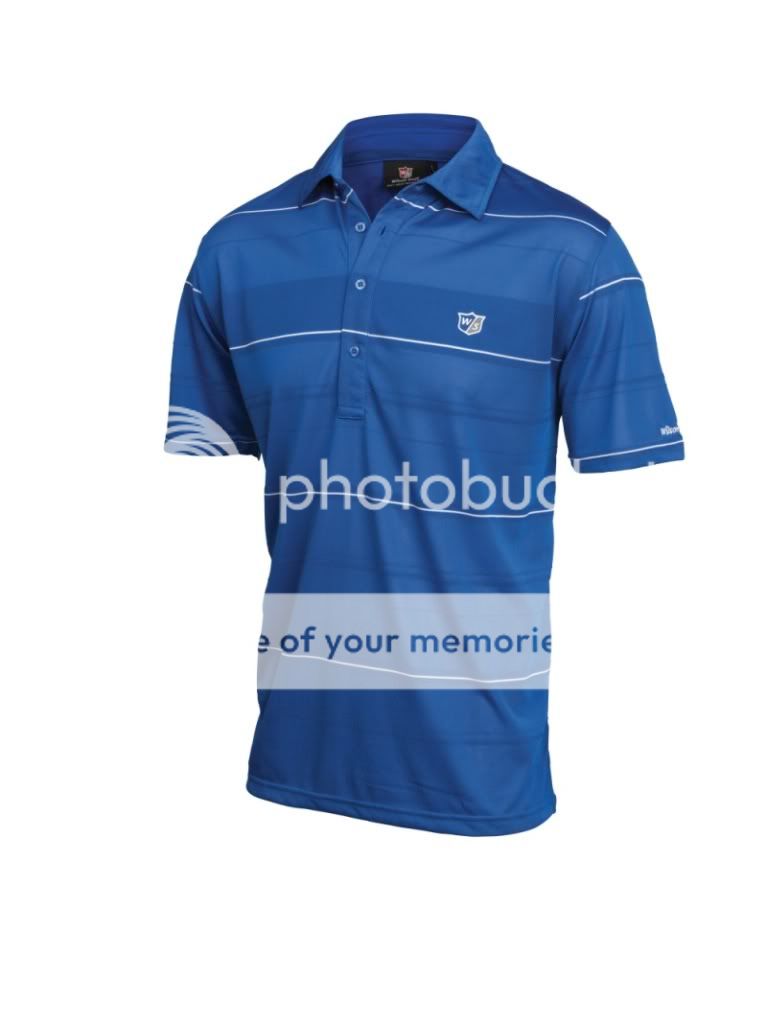 2012 WILSON STAFF PERFORMANCE PLUS GOLF POLO SHIRT